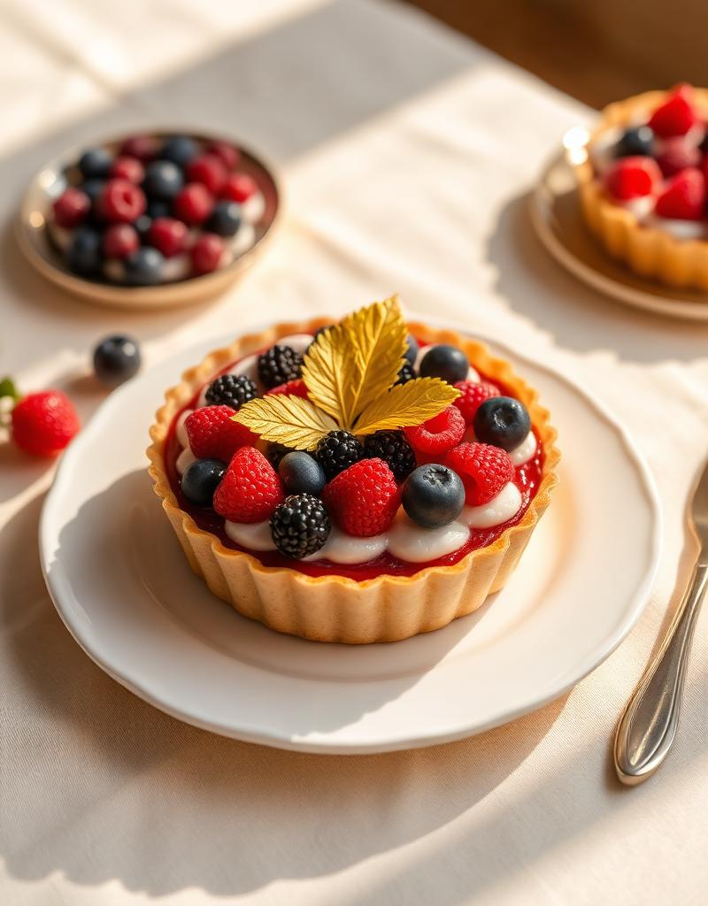 Berry & Gold Tart